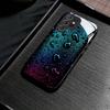 Halo Pearl Water Droplet Pattern Glass Phone Case Suitable for Samsung Galaxy S26 S25 S24 S22 S21 S20 FE/Ultra/Plus5G Anti Drop