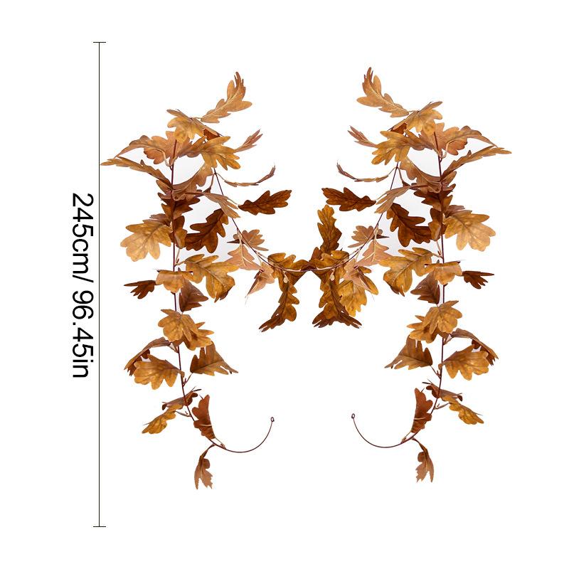 

Имитация искусственного осеннего листа хризантемы ротанга Хэллоуин кленовый лист Рождественское окно украшение для дома