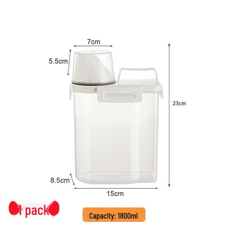 Moisture-Proof Airtight Grain Storage Container for Rice, Flour, and Whole Grains