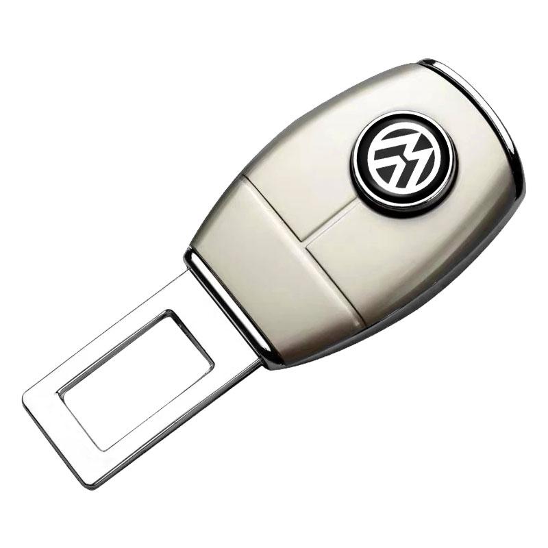 1/2Pcs Car Seat Belt Clip Extension Plug Buckle Car Accessories For Volkswagen CC Golf 4 6 7 GTI Tiguan Passat B5 B6 B7 Jetta MK5