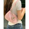 Small-scale Single-shoulder Underarm Bag, Fashionable In Light Pink, Fresh and Sweet. Single-shoulder Underarm Bag.