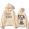Hip Hop Sudaderas Hoodie Mgk Back Printing Gothic Comfortable Sweatshirt for Women Korean Style Clothes Moletom Punk Hoody