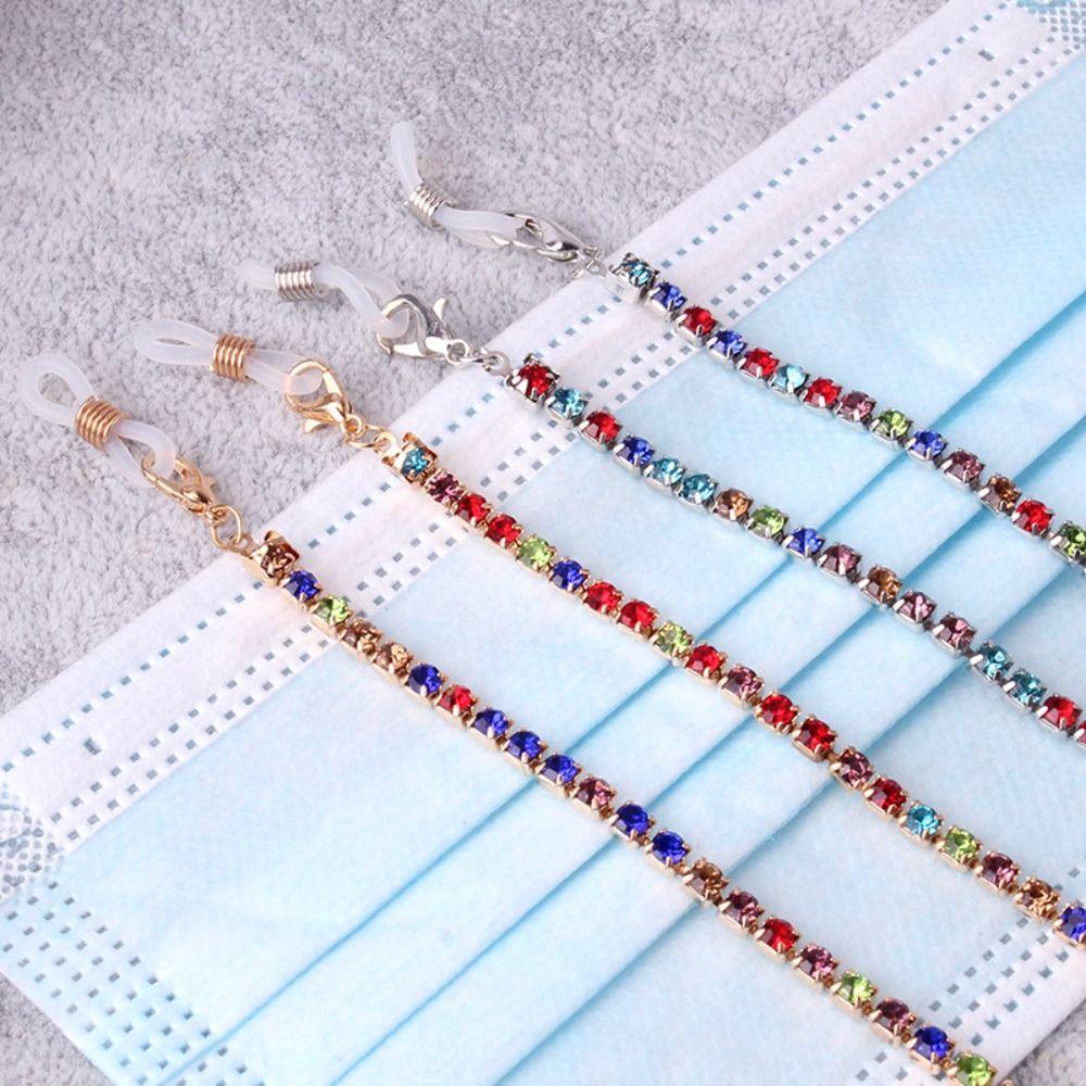 1Pcs Metal Eyeglasses Chain Holder Glasses Hanging Rope for Sunglasses Reading Glasses and Masks