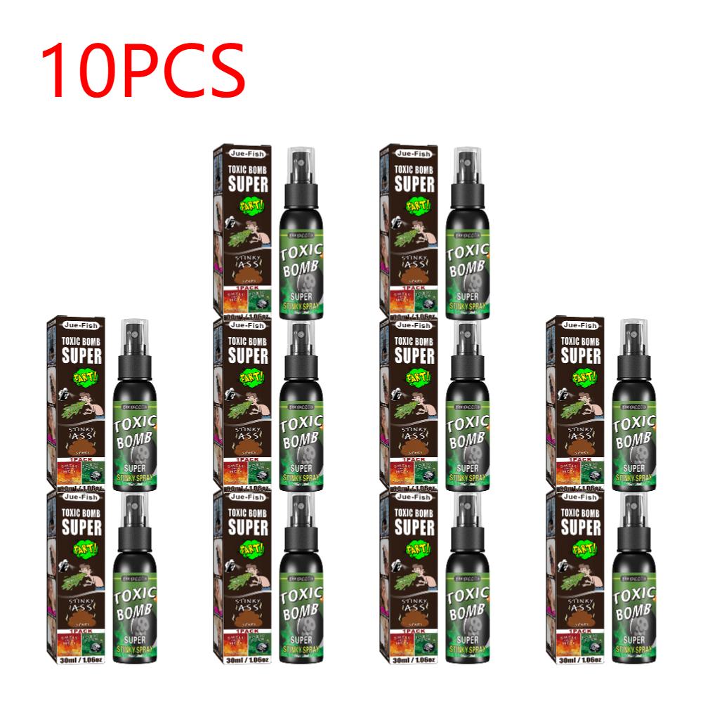 30ml Fart Gag Spray Prank Joke Plastic Spray Can Stink Party Supplies Stinky Fart for Adults Kids Non Toxic Halloween Funny Toys