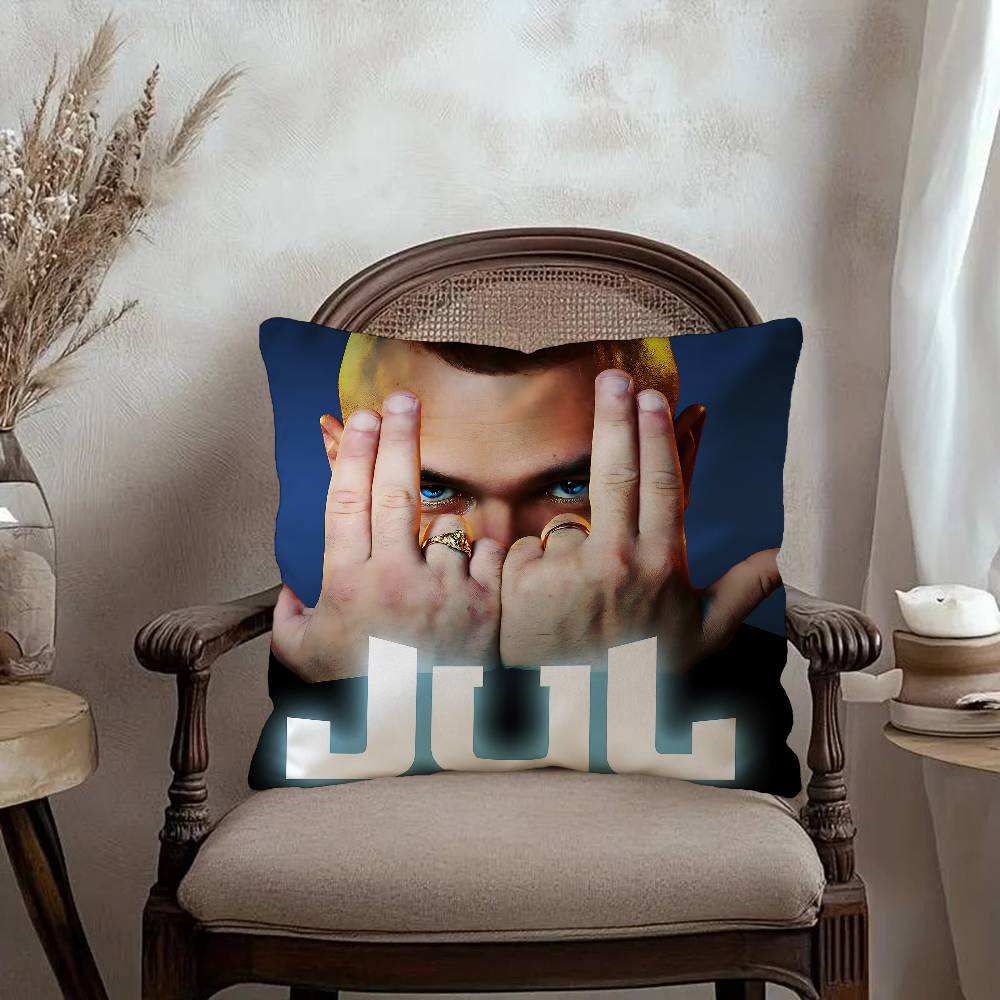 Rapper Jul Cushion Cover Inches Farmhouse Decor Home Throw Pillow Covers for Couch Decorations