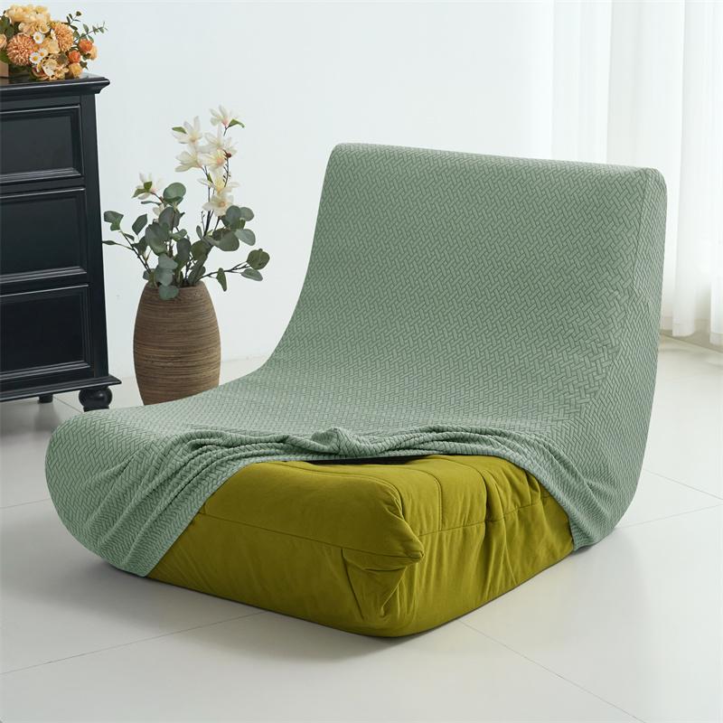 1Pc T Jacquard Lazy Sofa Cover Elastic Lounge Sofa Covers All-Inclusive Anti-Slip Relax Couch Protectors For Living Room Balcony