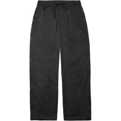 Li Ning X Jackie Chan Collaboration Kung Fu Series Sports Minimalist Solid Color Loose Straight Leg Casual Pants Men Pants Black AKXV057-1