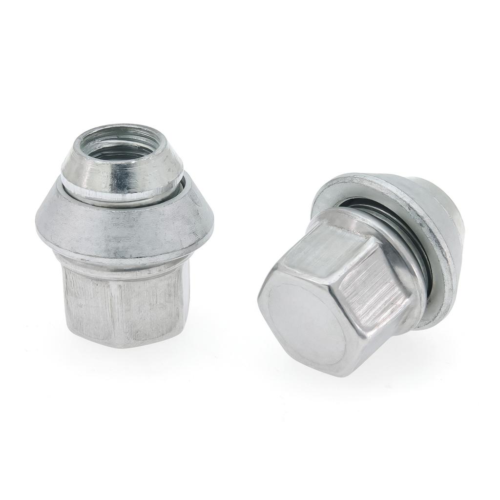 1 Piece M12 X 1.5 19MM Alloy Wheel Lug Nuts Chrome Hex Bolts Flexible For Ford Focus MK1 MK2 MK3 K14844 Car Accessories