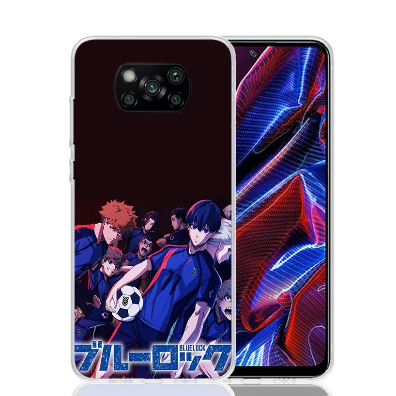 Hot Anime Blue Lock Phone Case For Xiaomi Poco X7 X6 X5 Pro F7 Ultra Redmi 15C 15 13 13C 12 12C 10 10A 10C 9 9A 9C 9T Cover Poco