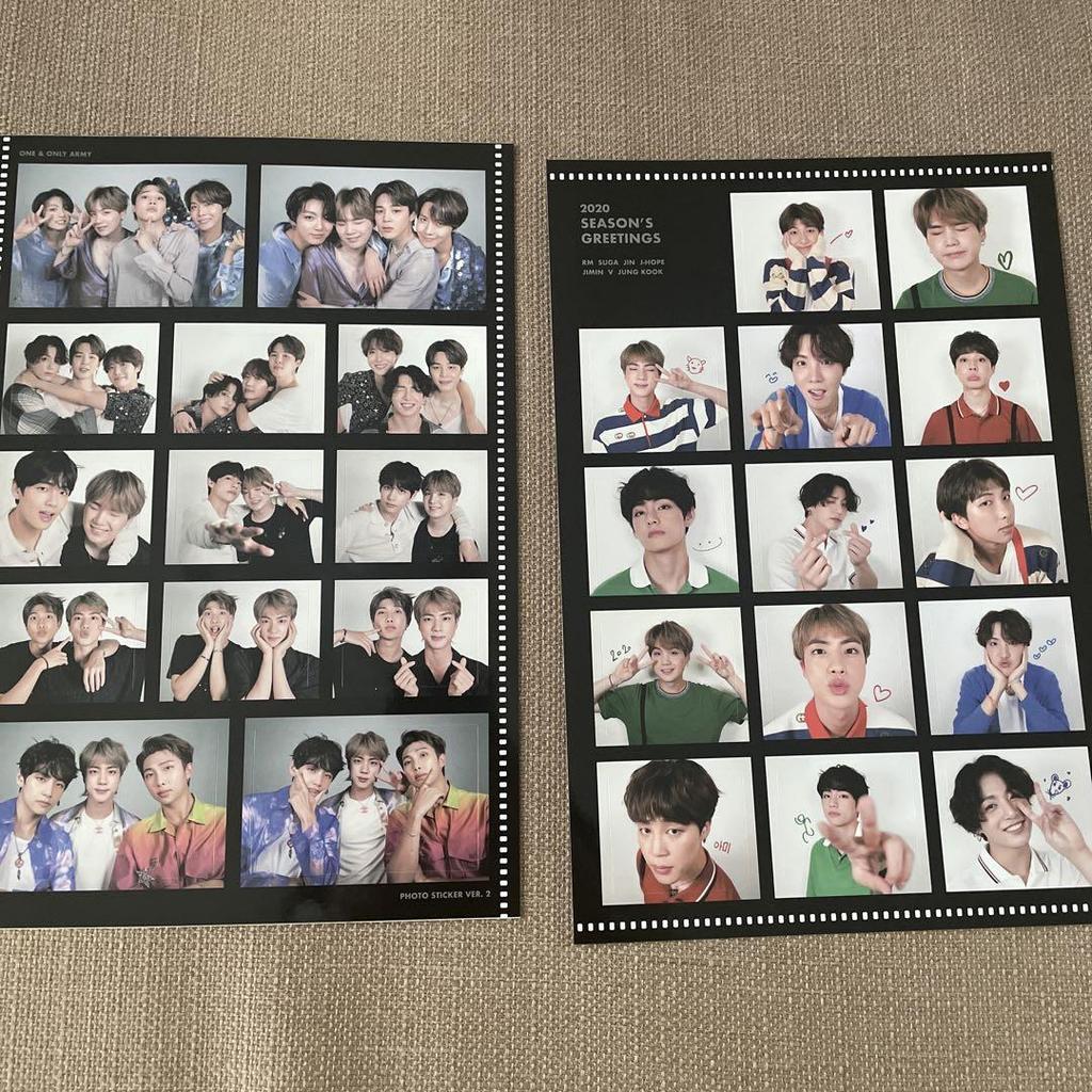 [UŻYWANE] BTS 2020 życzenia sezonowe