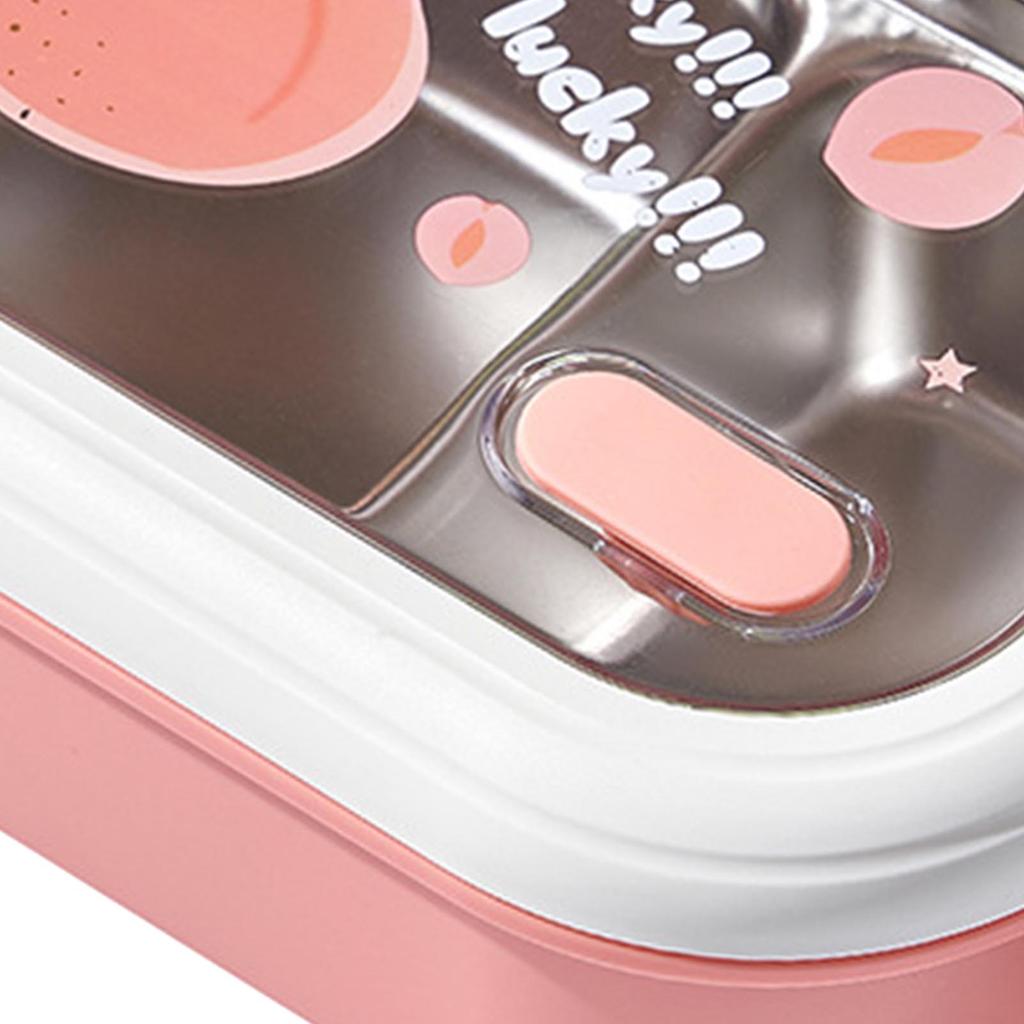Bento Lunchbox Tragbar Sicher Auslaufsicher Unterteilt Edelstahl Thermische Lunchbox für Studenten Schule Büro