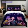 Vivid Purple Bedroom Set Threepiece Set 1 Duvet Cover 2 Pillowcase Without Core Soft And Comfortable Bedding Set Duvet Cover And Pillowcase
