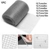 3 metry - 15 metrů výplň ze síťoviny, zarážka mezer z nerezové oceli, snadné použití, flexibilní a elastická látka, hardware, DIY sada