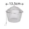 Reusable 304 Stainless Steel Tea Ball Strainer Mesh Herbal Infuser Filter Tea Leaf Spice Tea Strainer Boil soup for Teapot