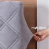 Plush Soft Bed Headboard Cover Solid Color High Elasticity Bed Head Slipcover Anti-dirty Easy To Clean Bed Back Rest Home
