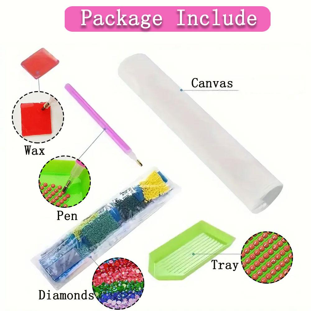 DIY Diamond Painting Stitch Full Diamond Mosaic Cartoon Embroidery Kit Set Wall Decor Handmade Gift