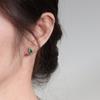 Exquisite Teardrop Micro Paved Zircon Stud Earrings Minimalist Light Luxury Fashion Versatile Women Jewelry