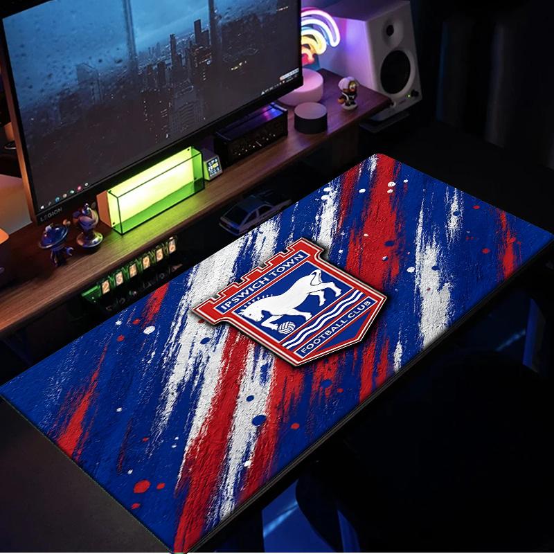 Ipswich FC Crest Mouse Pad, Rubber Base, Mouse Pad for Gamers and Office Use, Gaming Desk , Easy To Clean Mat Christmas fan gifts