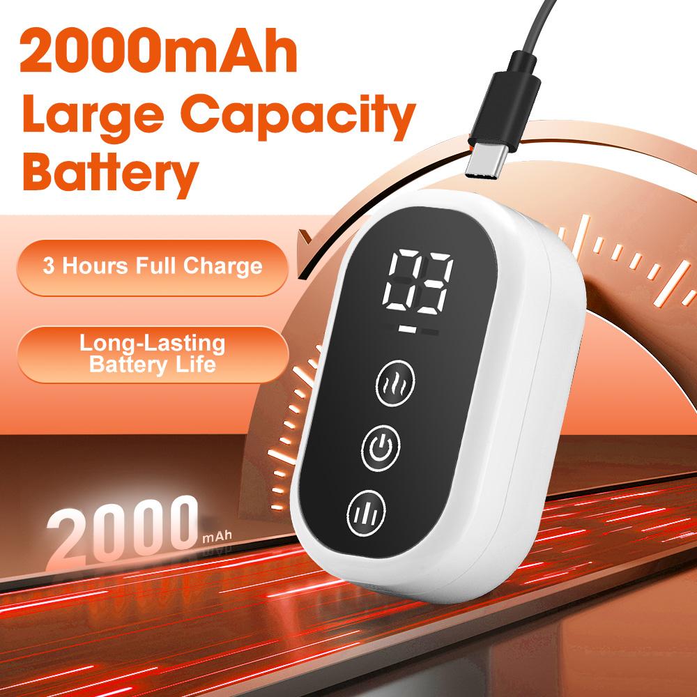 Wireless 360° Air Pressure Hot Compress Calf Massager Electric Airbag Compression Leg Massage Wrap Muscle Relax Blood Circulatio