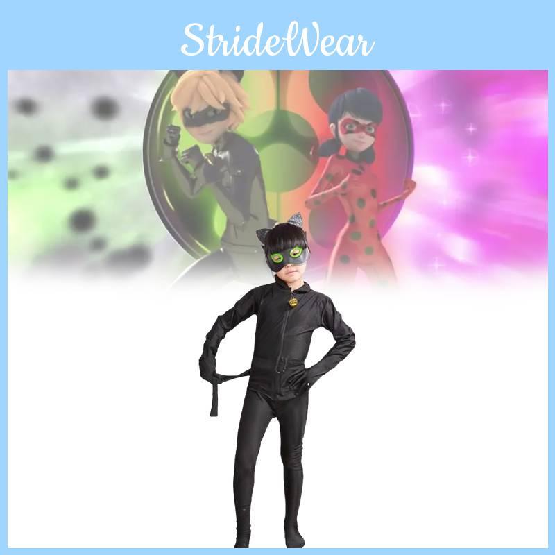 Ladybug Of Tales Cat Noir Cosplay Jumpsuit Halloween Kostüm Party