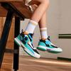 Li Ning Kids Basketball Woven Sports Comfortable Non-Slip Shock Absorbing Wear-Resistant Rebound Breathable Mid-Top Basketball Shoes YKBU092-3