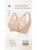 Plus Size Wireless Push-Up Side Support Bra for Large Busts