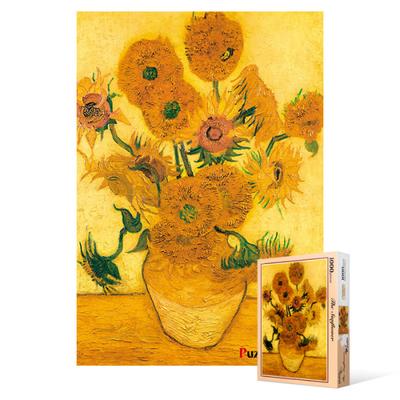 1000 Piece Jigsaw Puzzle - 14 Sunflowers 2, Popular Korean Puzzle