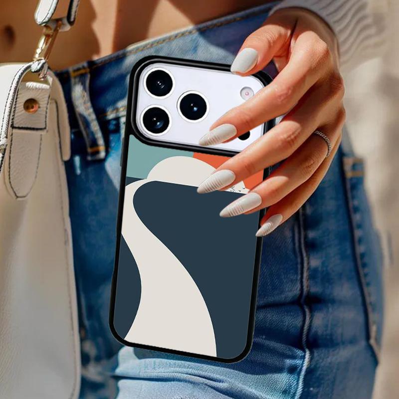 Abstract Cat Mount Japan Landscape Phone Case For iPhone 17 Air 14 15 13 12 Max Cover For Apple 15 16 16e 11 Pro Max Plus Coque