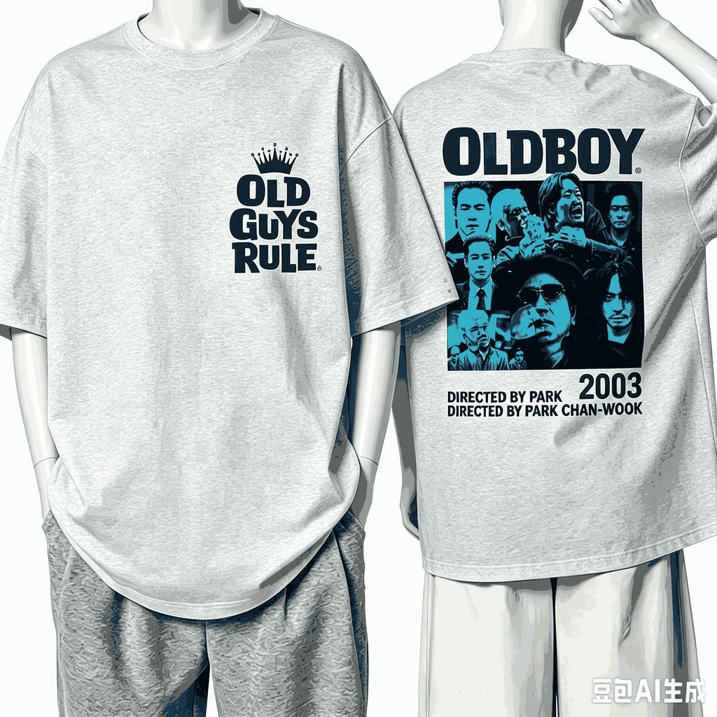 Old Boy Für Fan Geschenk T-Shirt Unisex Unisex Harajuku Oversized Unisex Kurzarm Streetwear Hohe Qualität Paare Bequem Weich