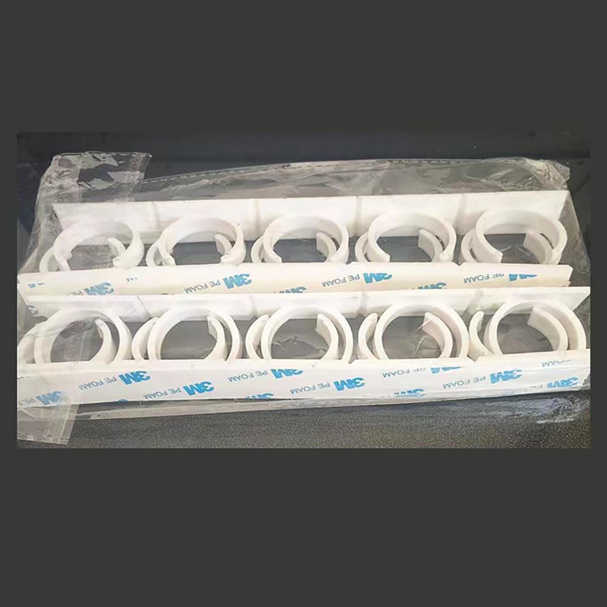 

No-Punch Spice Rack Storage Plastic Storage with 3.5cm Hooks No-Punch Paste Neatly Storing Spice Bottles For Kitchen Use one белый