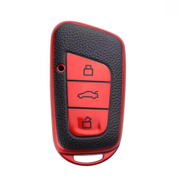 Car Key Case Cover for Chery EQ1 fulwin2 Tiggo 3 E3 E5 ARRIZO 5 Remote Key Holder Protector TPU Shell Fob Accessories