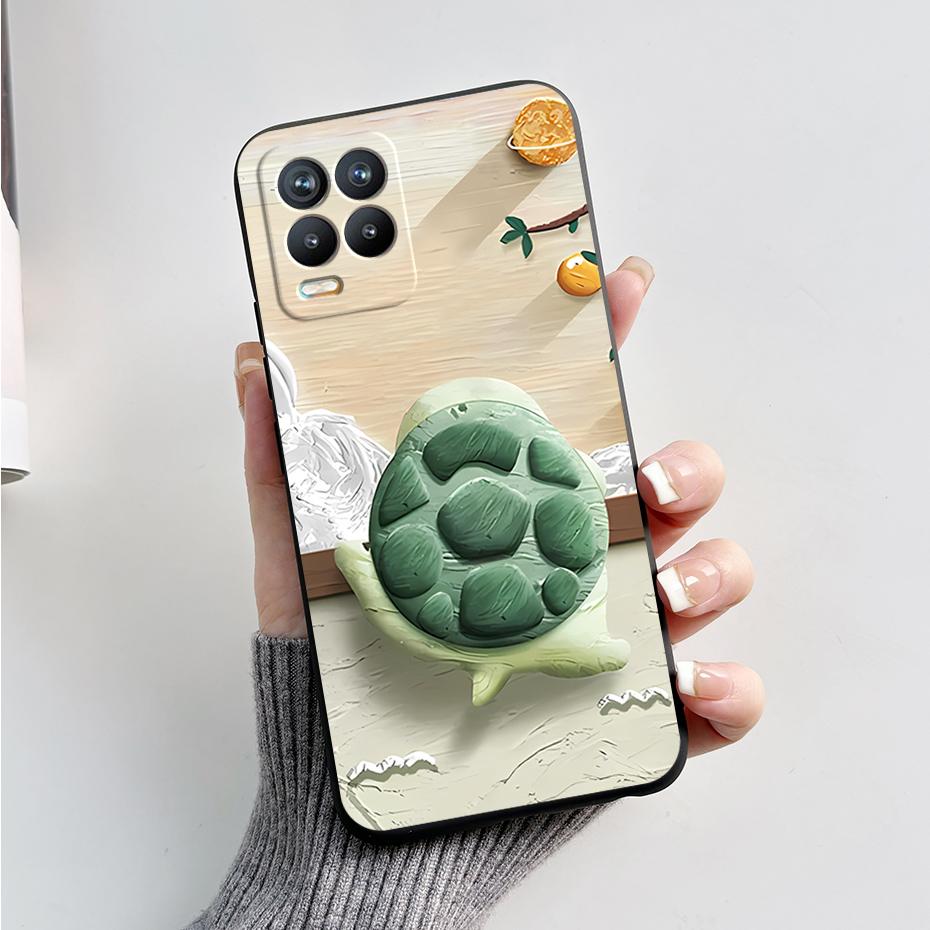 For Realme 8 Case Bear Cartoons Cat Cute Cover Coques For Realme 8 Pro Phone Cases Cover Realme8 5G Realme 8i Fundas Soft Capa