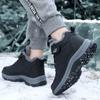 Fashion Botas Para Hombre 2024 New Men Shoes Comfortable Warm Cotton Plush Winter Shoes Fashion Antiskid Ankle Boots Safety Snow Boots