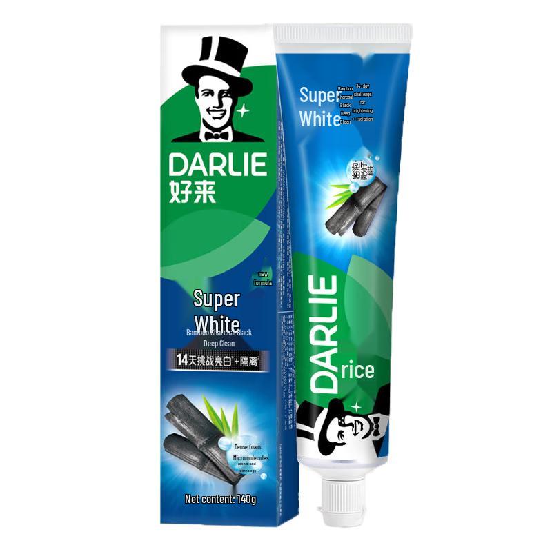 Darlie All-in-One Bamboo Charcoal Deep Clean Toothpaste, 140g (2-pack)