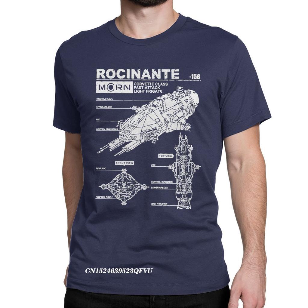 Rocinante Specs The Expanse Men's Tops T Shirts Mcrn Fashion Tee Shirt Harajuku Manga Tee Shirt Pure Cotton Original Clothes