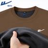 Warrior Men's Fleece Lined Round Neck Pullover Sweatshirt