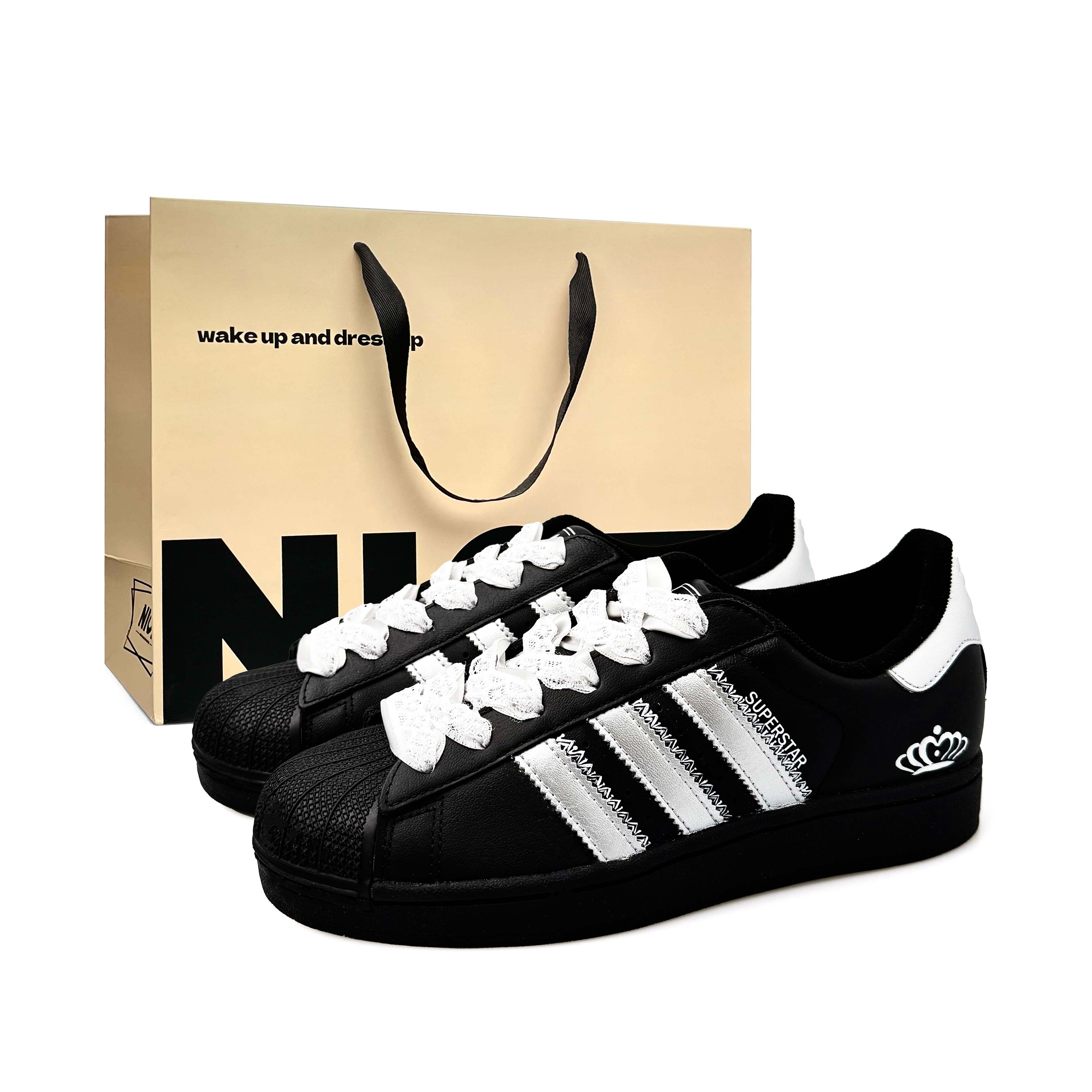 

Adidas Originals Superstar 2 Crown Shell, Fall Winter, Horse Year CNY Lightweight And Breathable Low top JI0079(Team1031-BOX) 35⅔
