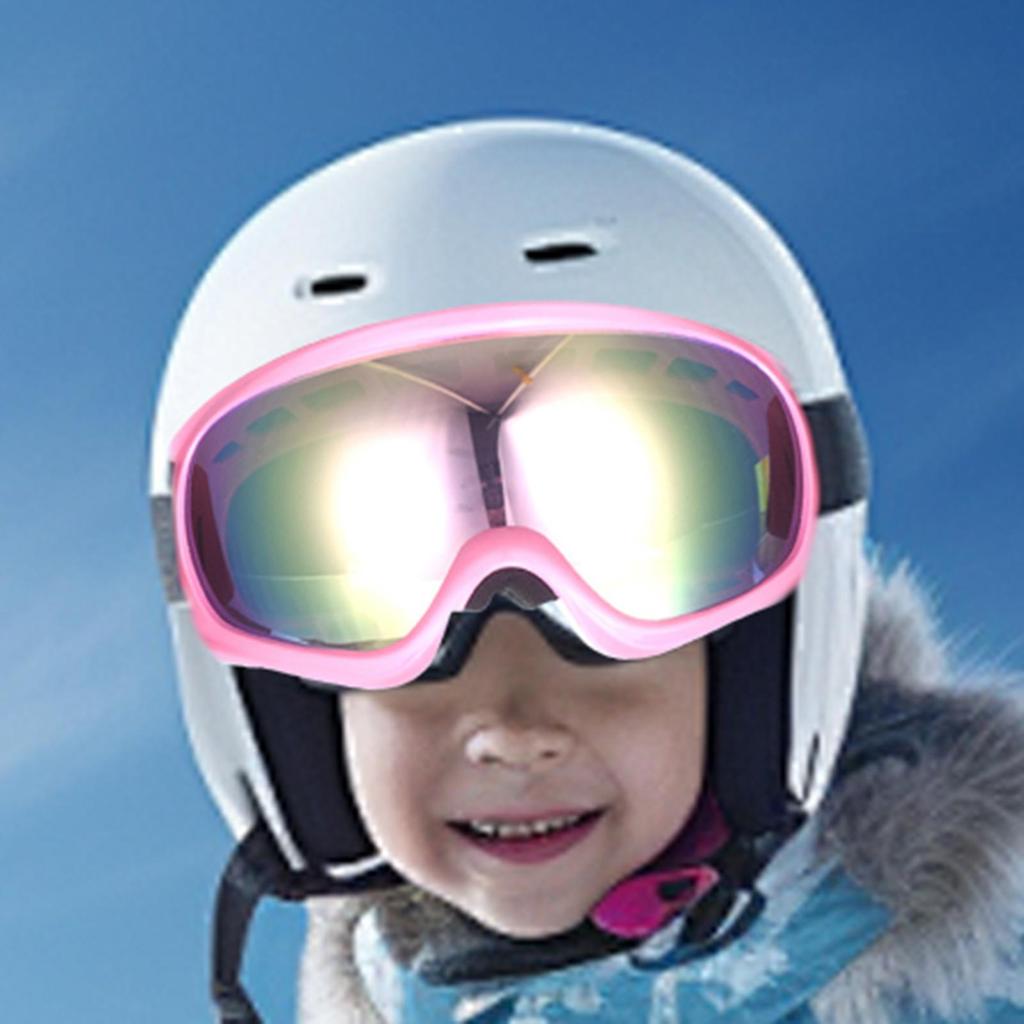 Anti Fog Snowboard Goggles Ski Goggles with UV Protection Snow Goggles Comfortable and Warm Skiing Goggles for Children Boys
