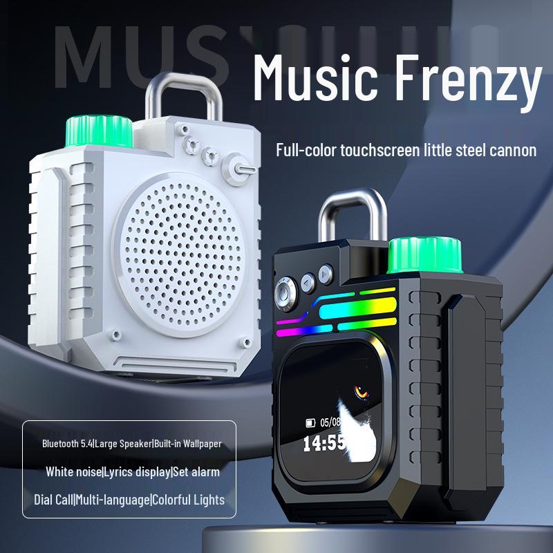 Bluetooth Speaker with Touchscreen, HIFI Stereo, Lyric Display, Alarm Clock & Call Function