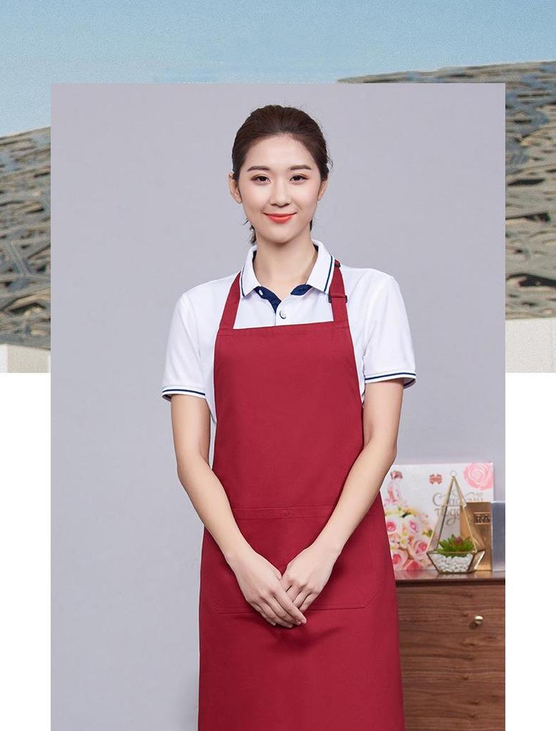 Adjustable Waterproof Apron for Kitchen, Restaurant, or BBQ with Customizable Printing