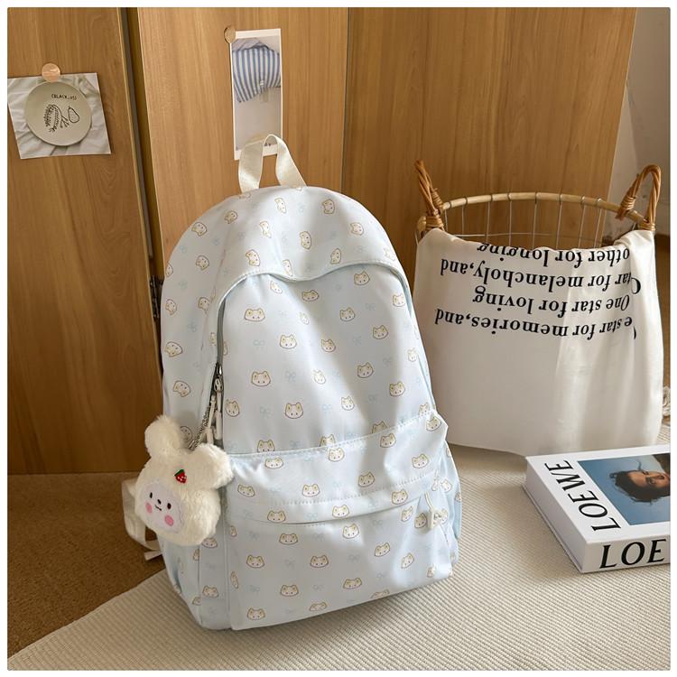Children's Schoolbag Elementary Schoolgirls Junior High Schoolgirls Print Cartoon Backpack
