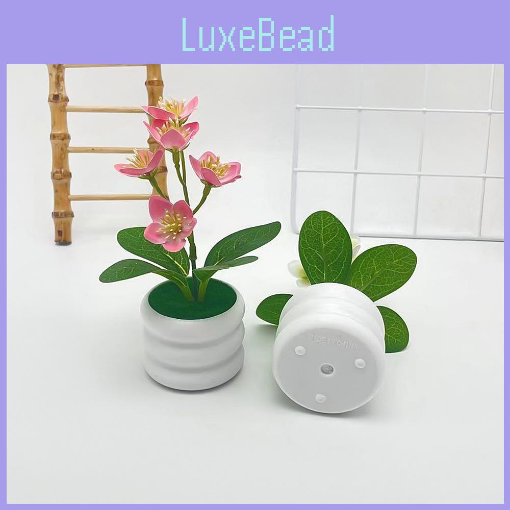 Jasmine Flower Potted Plant Artificial Decor For Home Outdoor Garden Scene