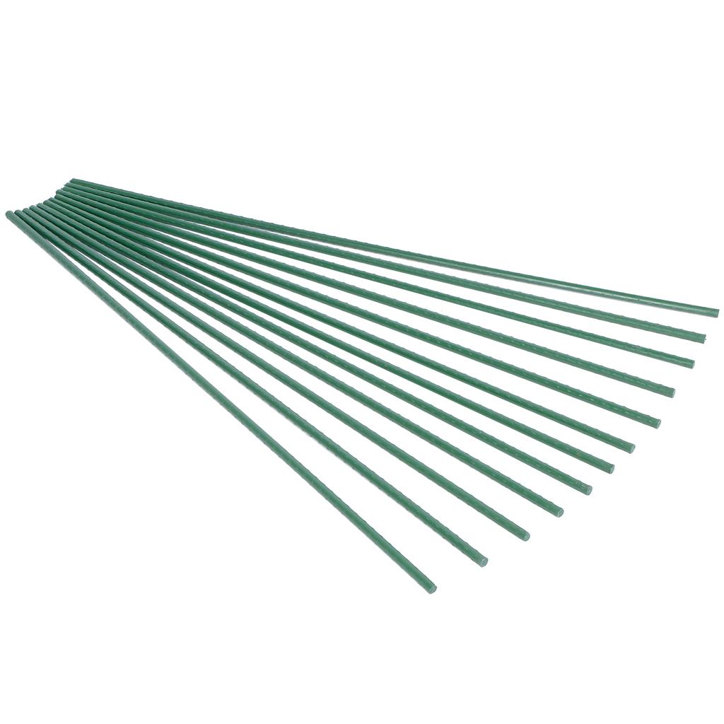 12 Stück Pflanzenkletterstab Kunststoffbeschichtetes Stahlrohr Gartenstütze Gewächshaus Gartenwerkzeug