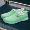 Fashion Rain Shoes Women's Outdoor Walking Non-slip Short Water Shoes Water Boots Short Rain Boots Car Wash Shoes Glue Shoes
