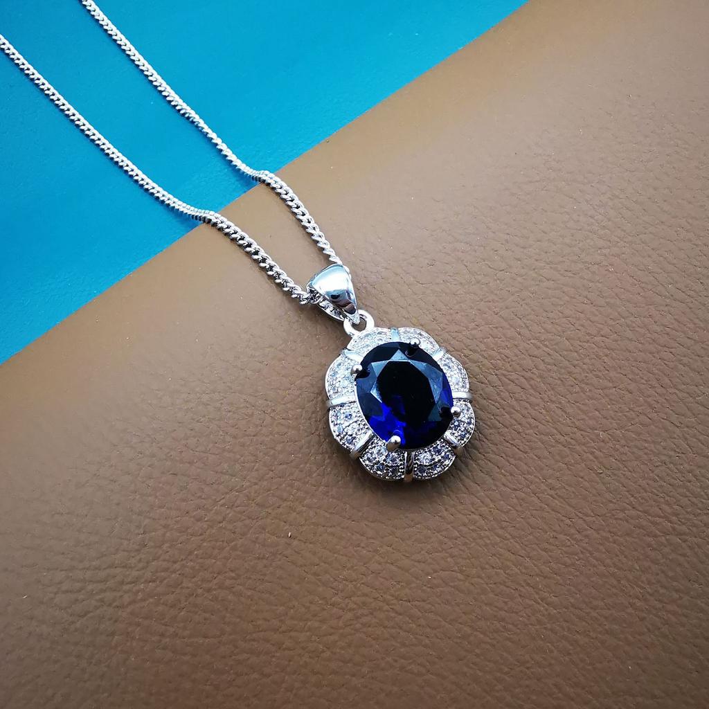 High Quality Zircon Fine Jewelry Beauty Accessories 925 Silver Women's Necklace and Earrings Pendant Bracelet Ring Sets