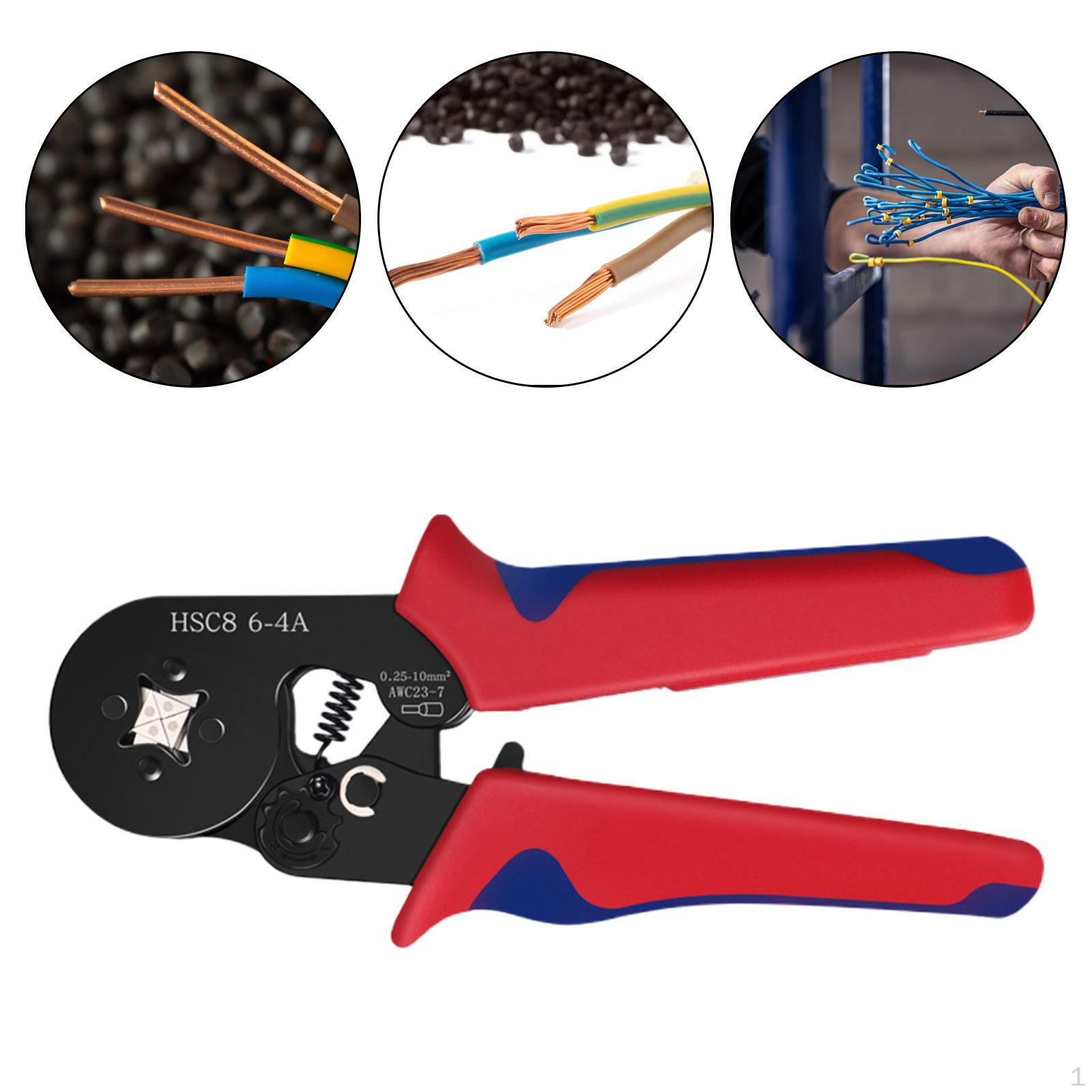 

Обжимные клещи для проволоки Hsc8 6-4A Ручной холодный пресс для тяжелых условий эксплуатации для термоусадочного соединителя