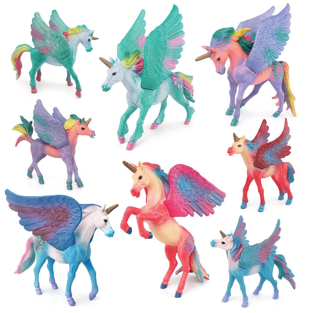 Einhorn Mythologie Figur Sammlerstück PVC Modell Für Kinder Und Dekor