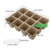 40pcs Peat Pot Seedling Tray Plantable Germination Cups With Labels For Vegetables Flowers Garden Backyard Balcony Greenhouse