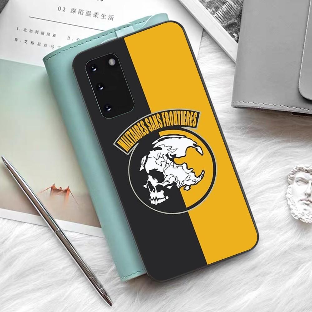 M-Metal Gear S-Solid Game Phone Case Silicone PC+TPU For Samsung S10 20 30 22 23 24 Plus Lite Ultra Cover