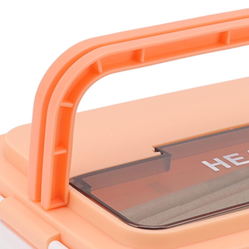 1000ml Compartment Lunch Box PP Food Container Practical Thermal Lunch Box  For Picnics